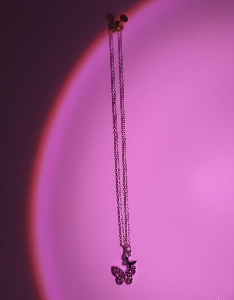 Shimmering Flutter Necklace