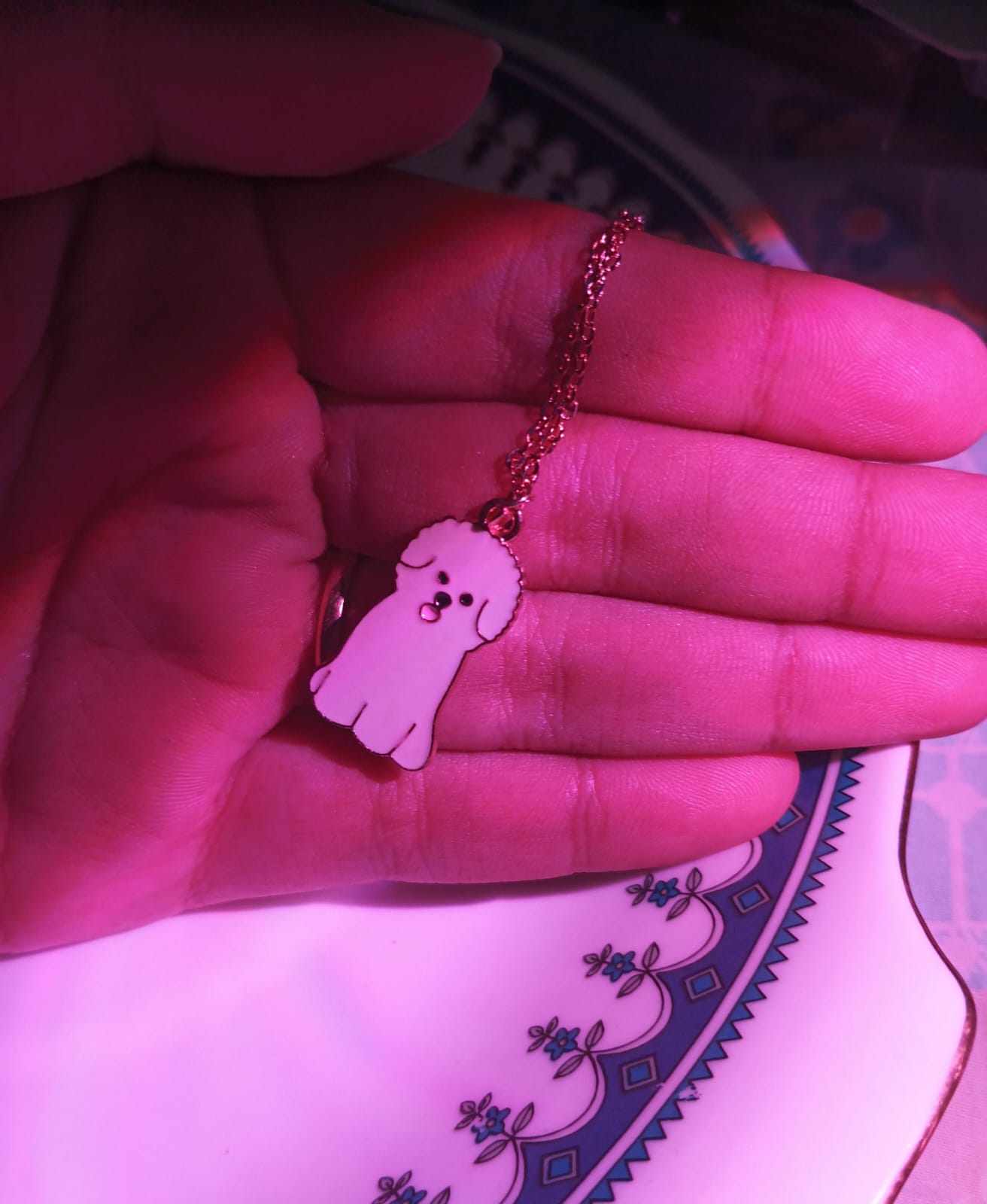 Poodle Charm Necklace