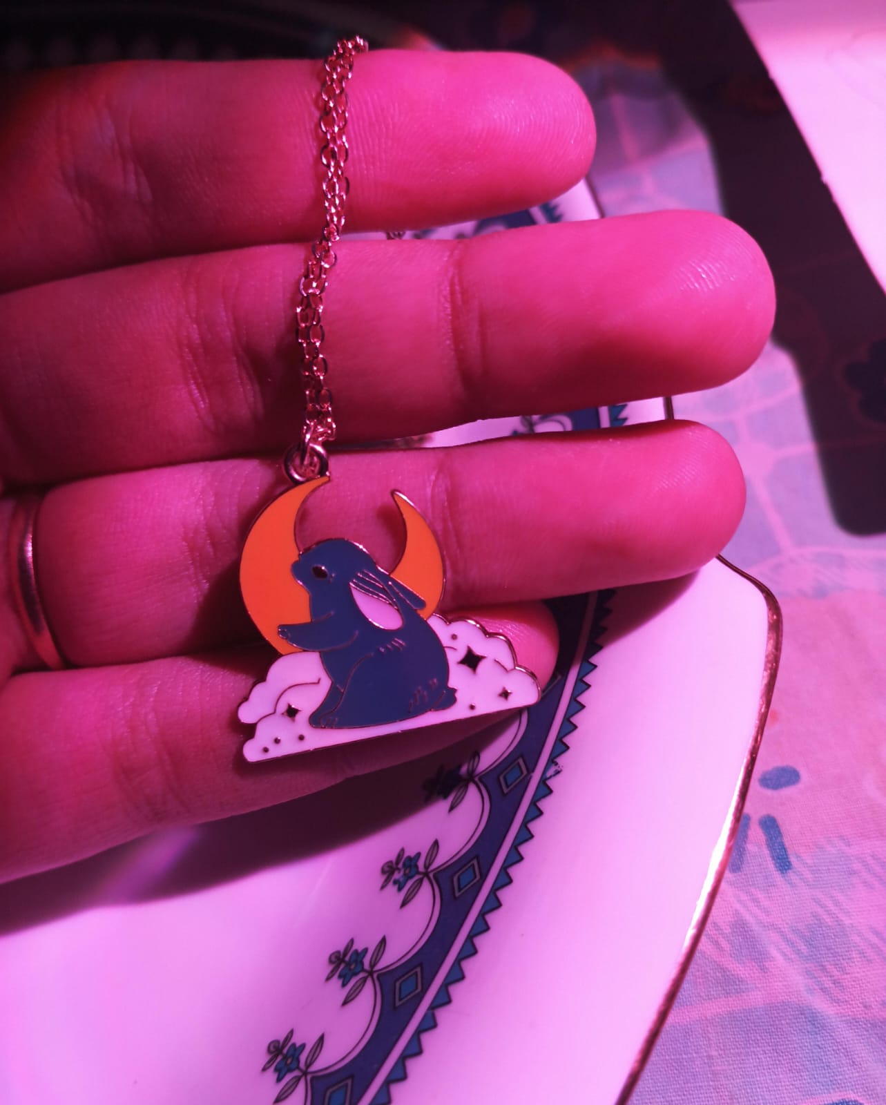 Whimsical Bunny Necklace 🐰